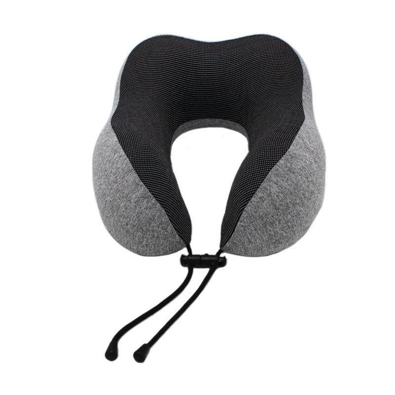 Amazon Explosive Cationic U-shaped Pillow Memory Foam Magnetic Cloth Neck Pillow Travel Neck Airplane Pillow U-shaped Pillow - Image 3