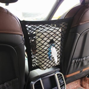 Car Seat Room Storage Net Pocket Storage Box Car Barrier Net In-car Storage Bag Seat Back Hanging Bag Car Supplies