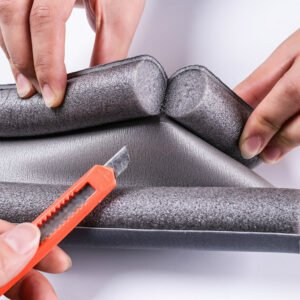 Foamed Cotton Door Bottom Sealing Strip Self-adhesive Soundproof Anti-theft Door Wooden Door Door Wind Artifact Heat Preservation Door And Window Waterproof Tape