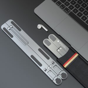 Laptop Stand Aluminum Alloy 8-speed Stand Portable Folding Adjustable Stand