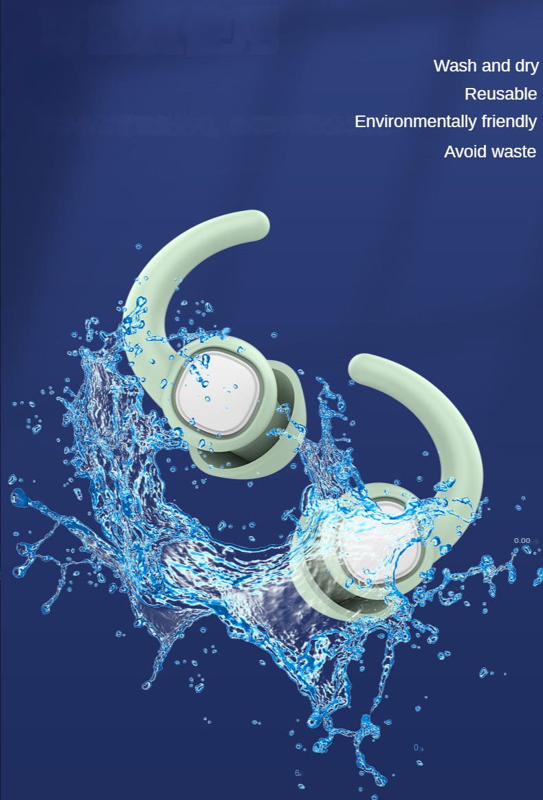 1 Pair Soft Silicone Earplugs With Box Noise Reduction Sleeping Ear Protector Waterproof Diving Mini Travel Anti-Noise Ear Plug - Image 3