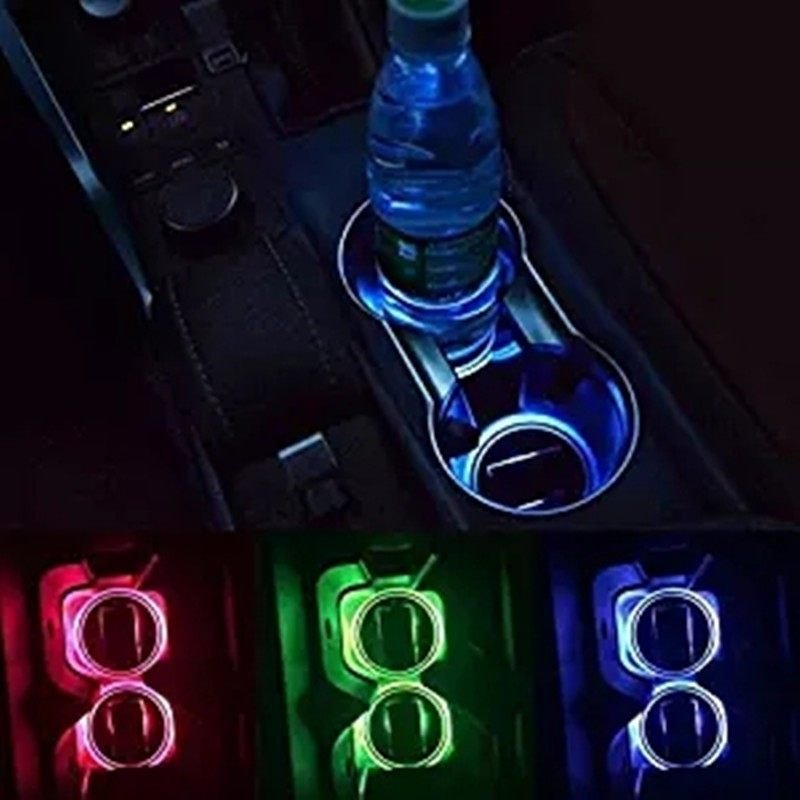 Solar Powered LED Cup Mats