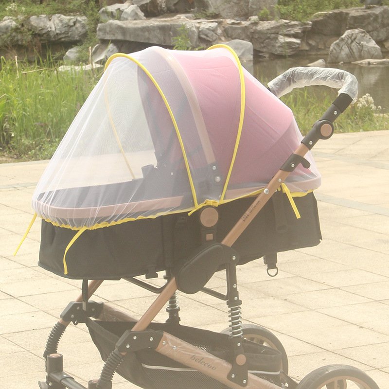 Special Offer Wholesale Increase Baby Carriage Mosquito Net Baby Stroller Encryption Full Cover Mosquito Net Universal Dust And Mosquito - Image 4