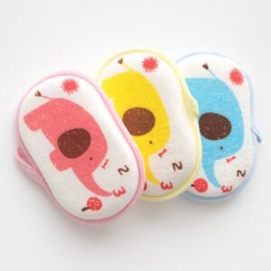 Baby Bath Cotton Baby Bath Sponge Children's Bath Towel Bath Ball Bath Wipe Cartoon Newborn Sponge Bath Towel