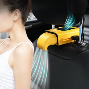 Car USB Seat Cooling Fan Car Rear Back Row Small Fan Summer Back Cooling Big Wind