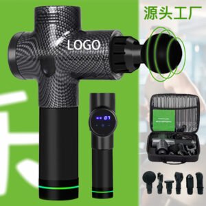 Factory Outlet Electric Massage Gun Massager Fascia Gun Fitness Equipment Massage Gun Printing LOGO