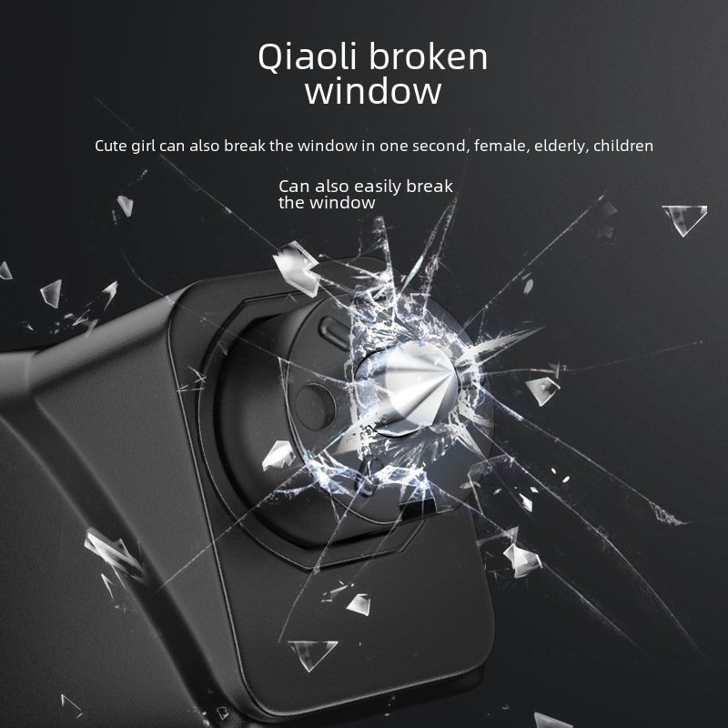 Car Emergency Window Breaker Multifunctional Portable Safety Hammer One Second Window Breaking Escape Hammer Car Emergency Safety Hammer - Image 3