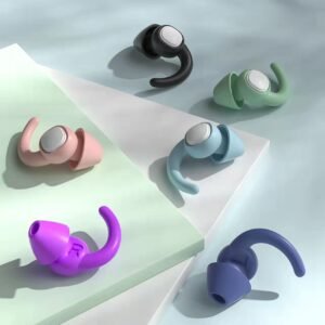 1 Pair Soft Silicone Earplugs With Box Noise Reduction Sleeping Ear Protector Waterproof Diving Mini Travel Anti-Noise Ear Plug