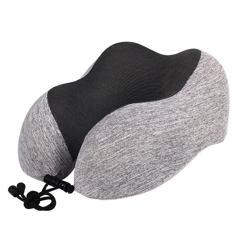 Amazon Explosive Cationic U-shaped Pillow Memory Foam Magnetic Cloth Neck Pillow Travel Neck Airplane Pillow U-shaped Pillow - Image 5