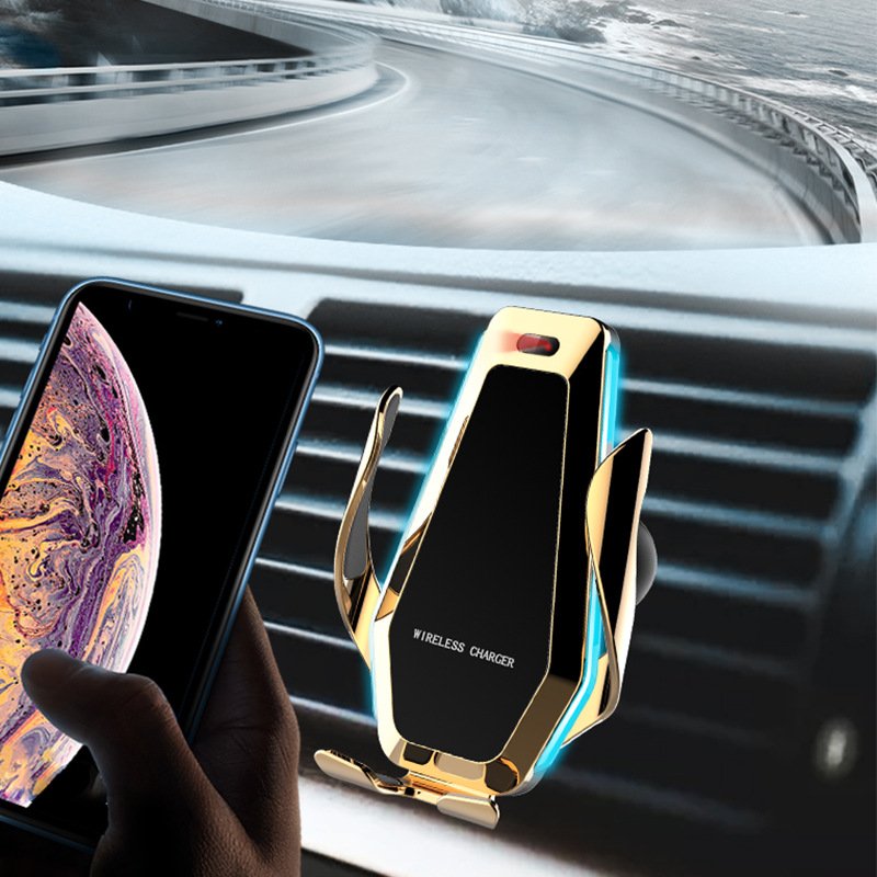 Car Phone Holder Infrared Induction Wireless Charger Automatic Smartphone Holder