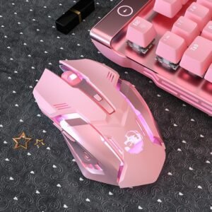 Wireless Mouse Bluetooth 2.4G Mute Silent Girls Cute Girls Rechargeable Gaming Laptop Mouse