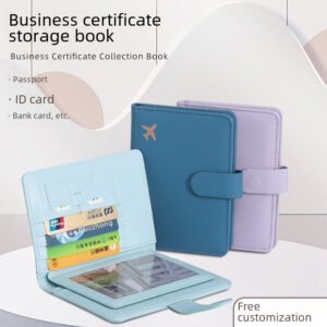 Pu Leather Passport Package Rfid Multi-card Multi-function Passport Certificate Passport Cover