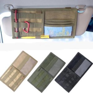 Multi-function Car Sun Visor Car Sun Visor Storage Bag Hanging Bag Glasses Clip Bill Folder Document Bag