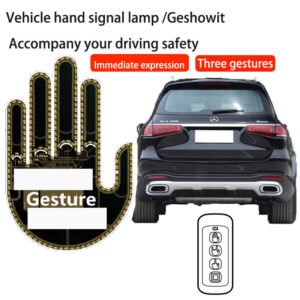 Cross-border Car Finger Light Finger Light Gesture Light Warning Reminder Light Anti-rear Collision Light Interactive Palm Light