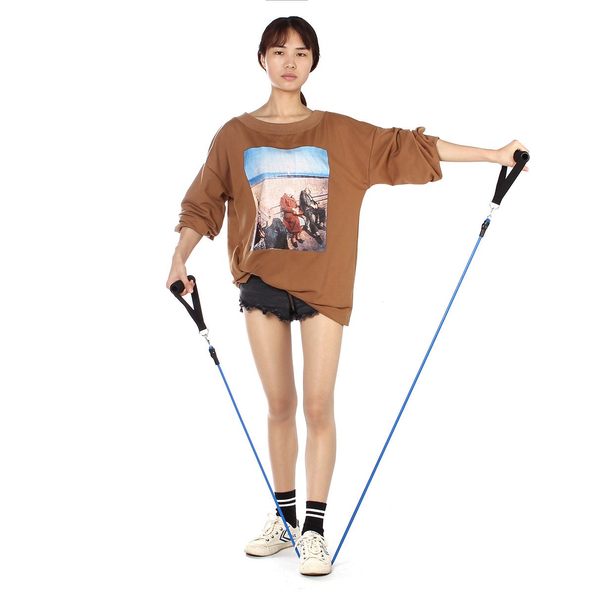 Fitness Resistance Bands Sport Pull Rope Yoga Band Home Gym Exercise Tools - Image 8