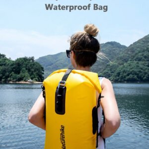 Outdoor Waterproof Bag Dry-wet Separation 28L Swimming Waterproof Backpack TPU Fabric Portable Swim Drifting Beach