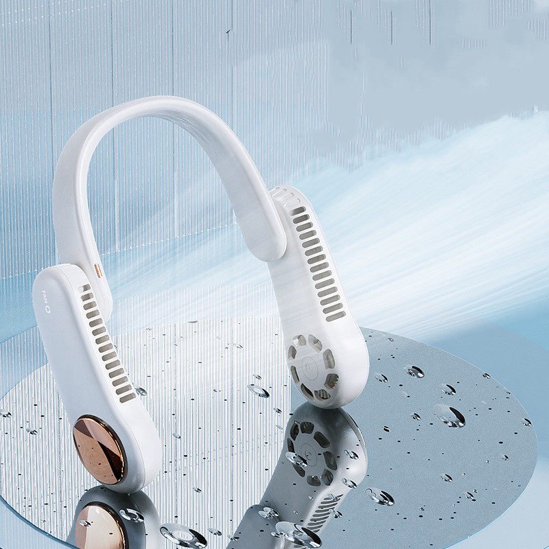 Mini Personal Hanging Neck Fan USB Rechargeable Wearable Portable Neckband Summer Sports Fan Household Silent Fan Radiator - Image 3